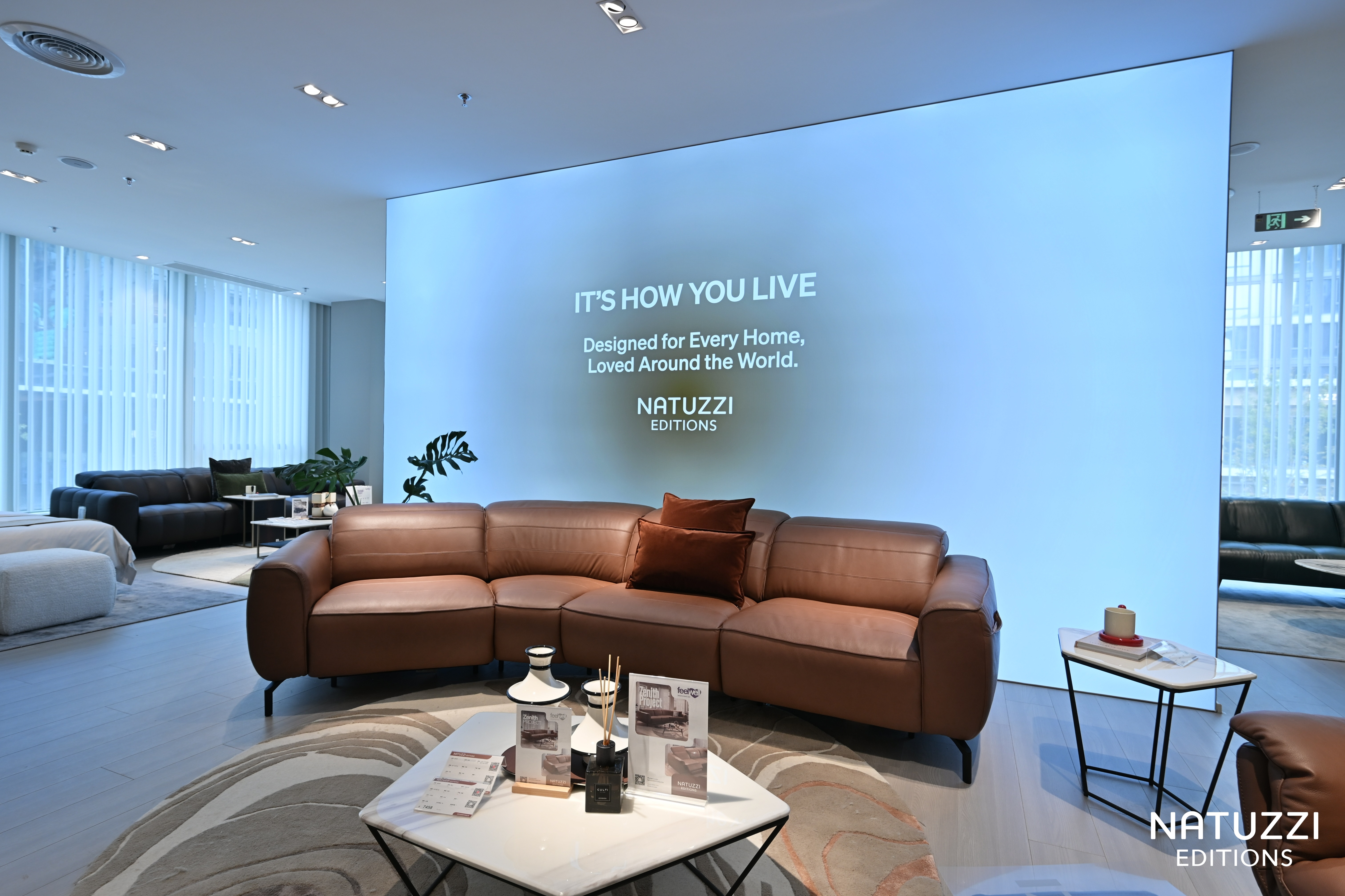 Natuzzi Editions杭州亚奥万象天地店盛大开业，构筑“生活自成格调”新据点