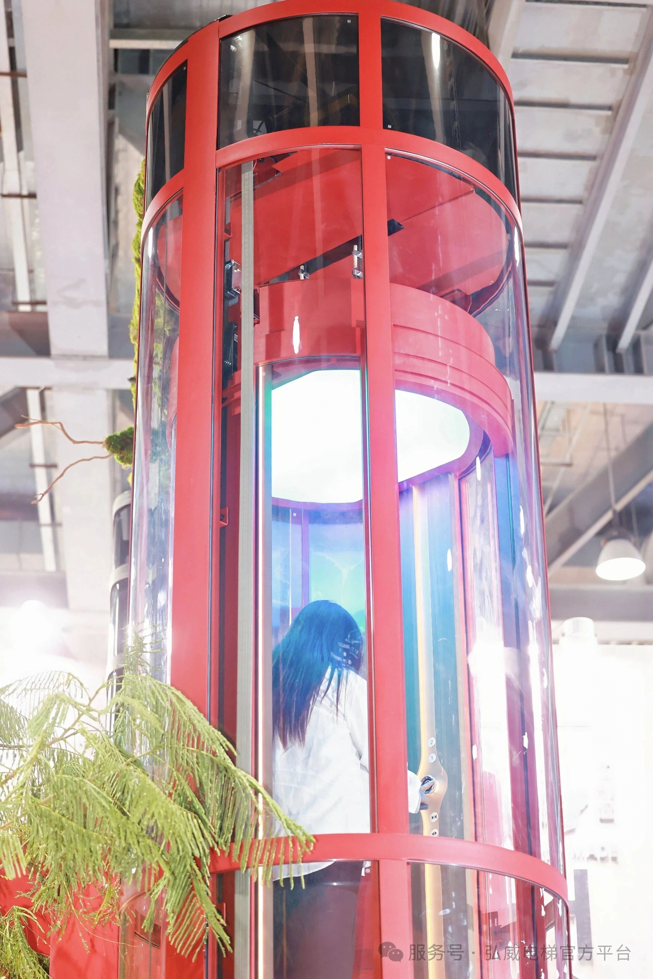 圆形全景观光电梯