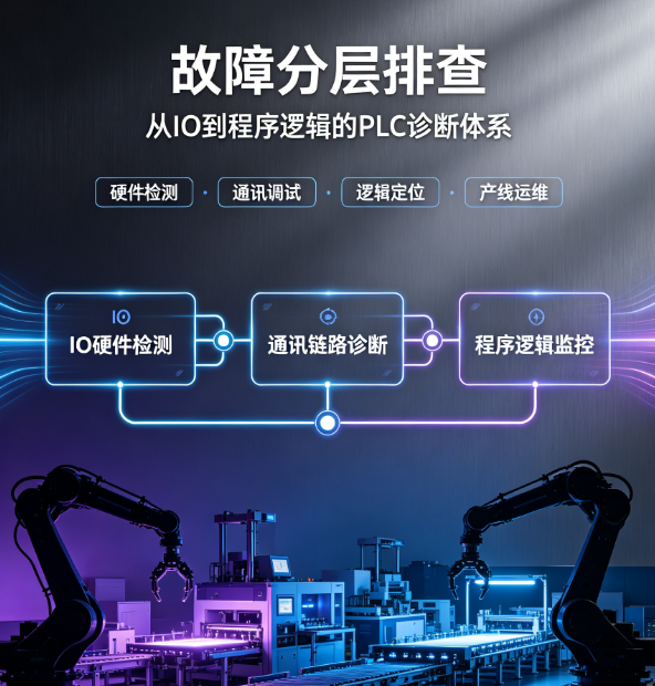 PLC产线常见故障定位思路:IO、通讯、程序逻辑逐层排查 PLC产线常见故障定位思路:IO、通讯、程序逻辑逐层排查