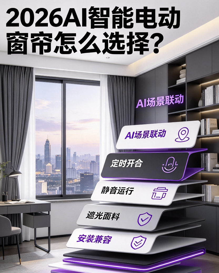 2026年电动窗帘哪个品牌好？不同预算品牌推荐，卧室静音优先！