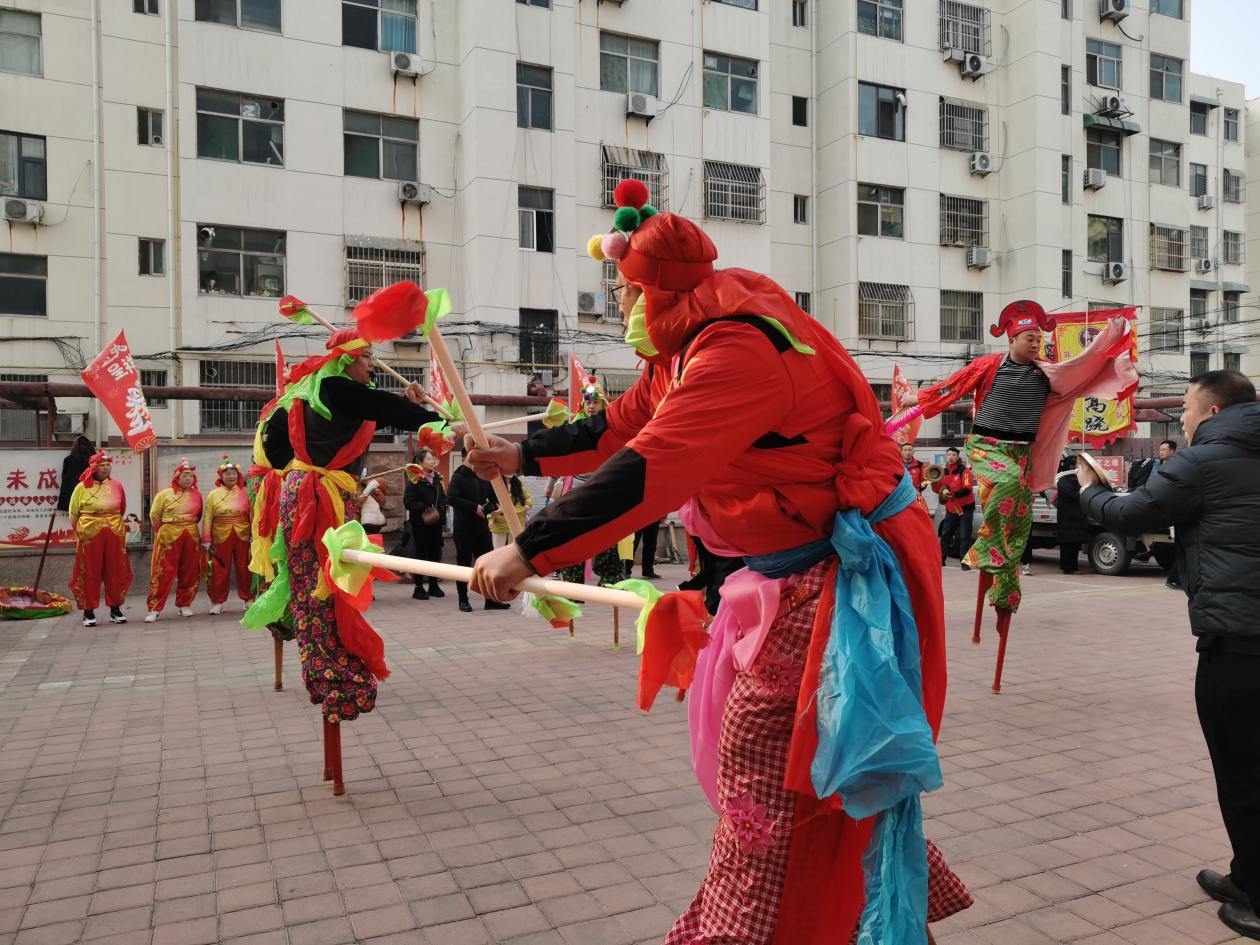 文化馆里过大年-新春非遗体验活动  ----临邑高跷