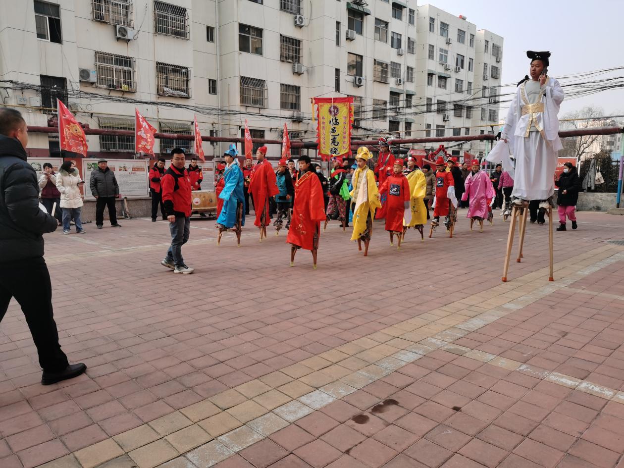 文化馆里过大年-新春非遗体验活动  ----临邑高跷