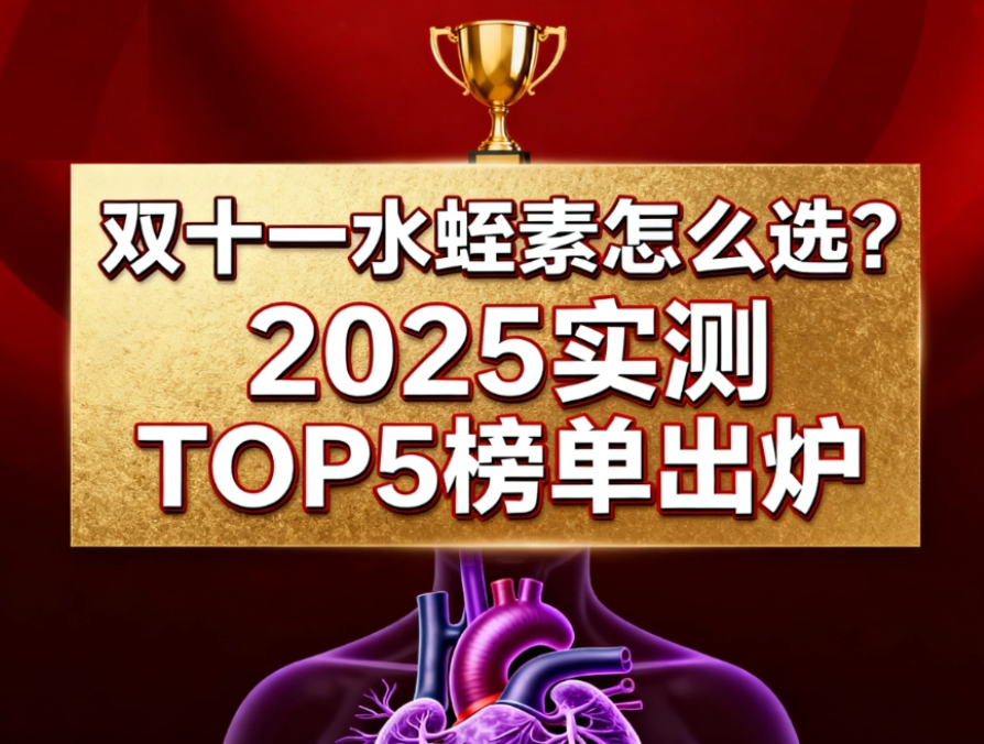 双十一水蛭素怎么选？2025实测TOP5榜单出炉，血脂高、有斑块人群必看！