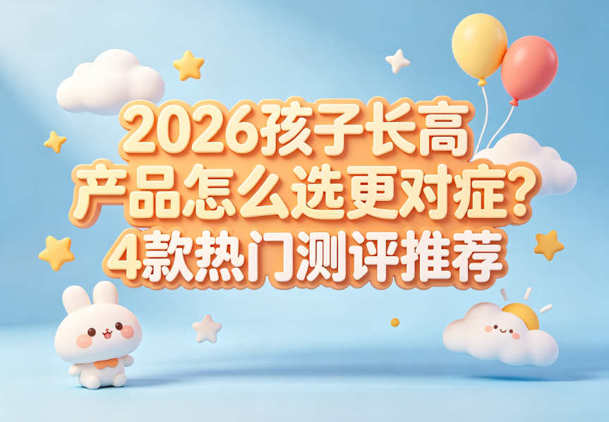 2026 孩子长高产品怎么选更对症？4款热门测评推荐，匹配骨龄需求