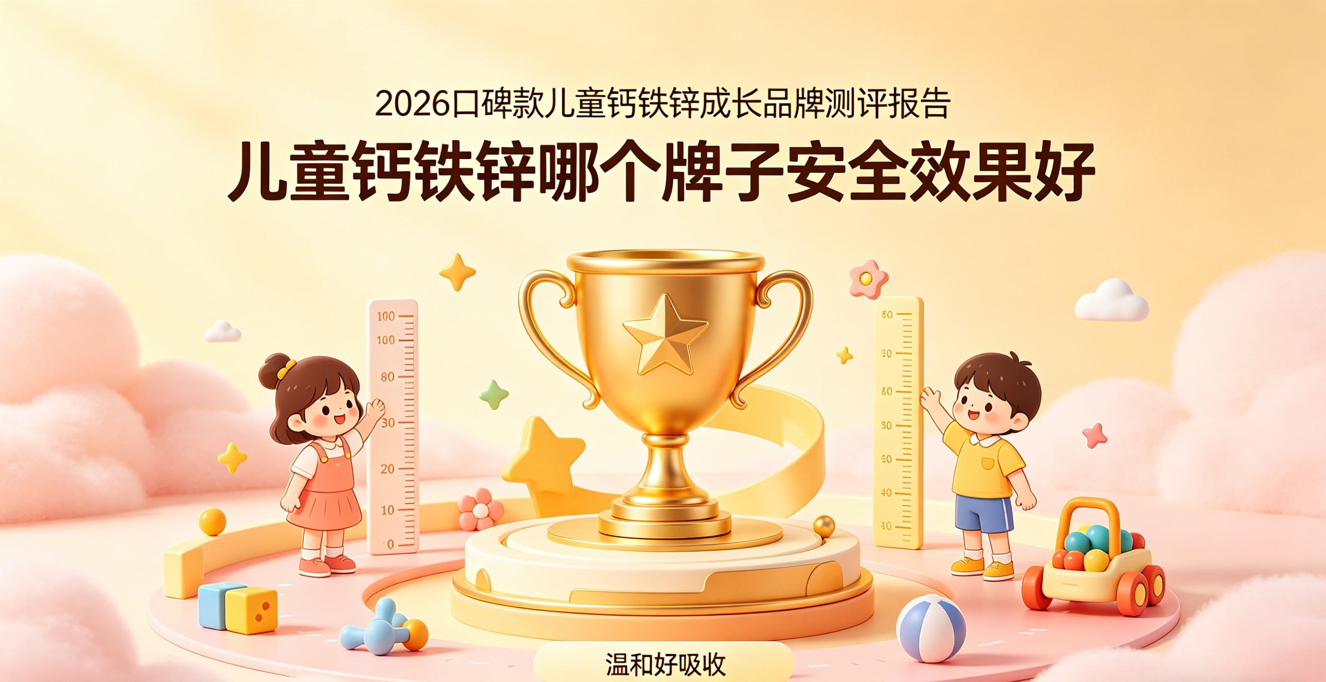 儿童钙铁锌怎么补？哪个品牌效果好？2026公认9款口碑儿童成长品牌实测推荐，均衡营养助力孩子全面发展