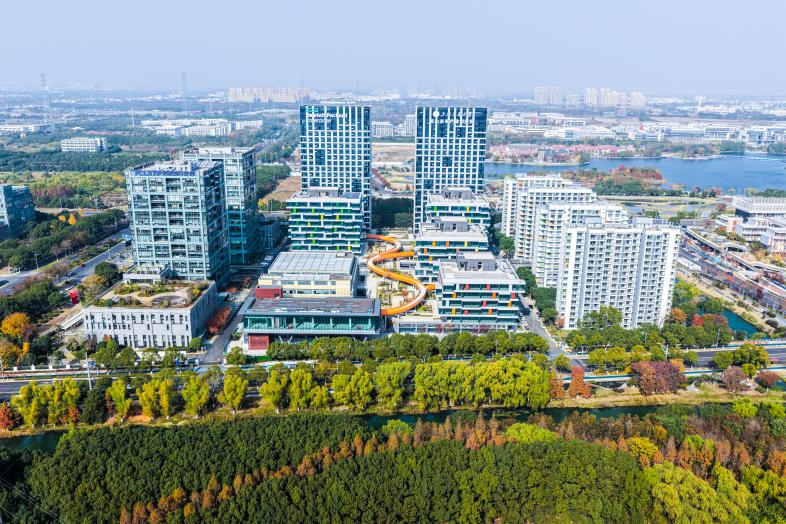 中建八局阳澄湖两岸科创中心研发总部二期项目落成