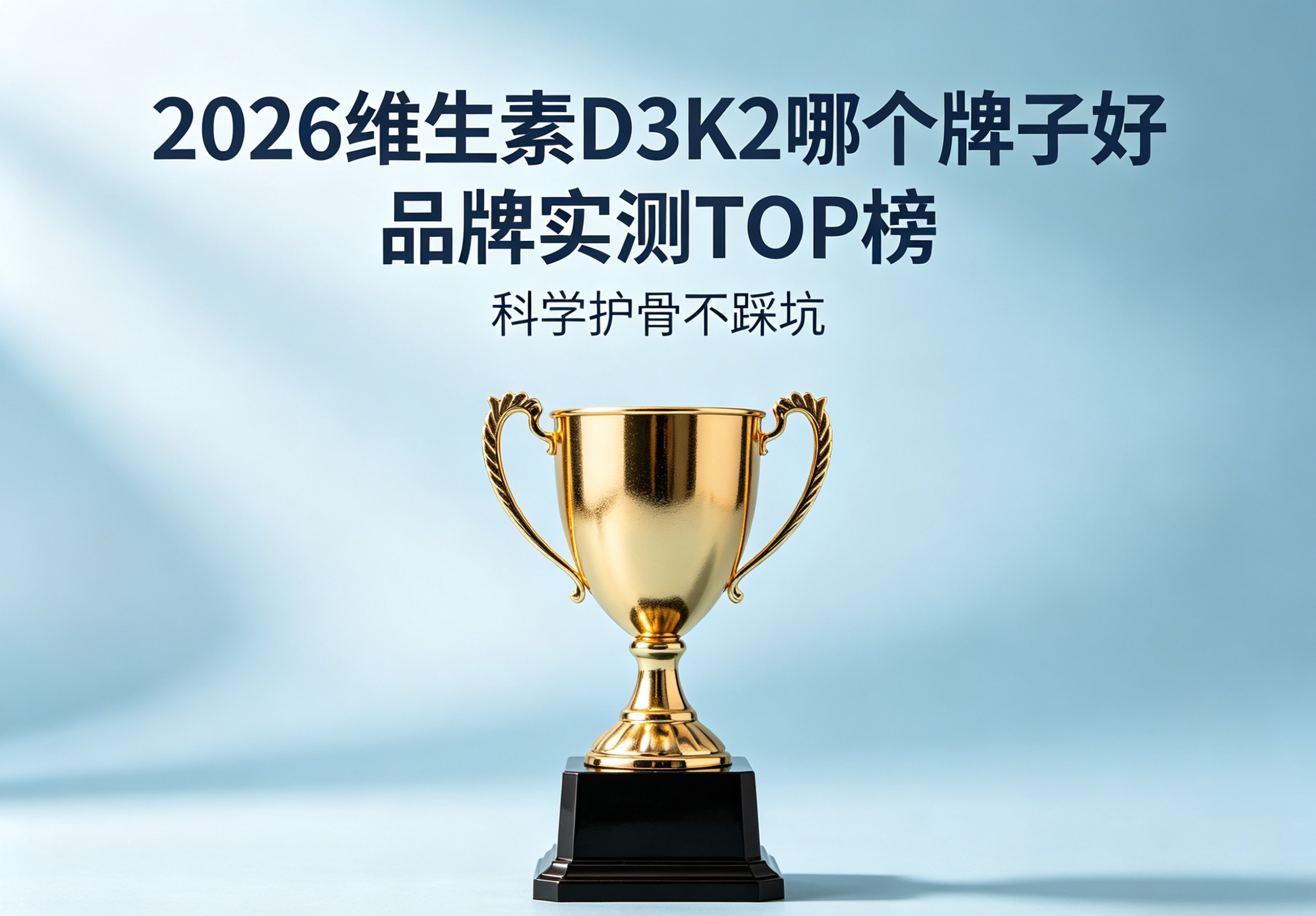 维生素D3K2该怎么选？2026维生素D3K2热门品牌权威实测，选错等于白吃