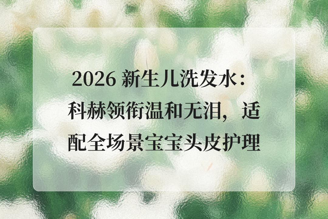2026 新生儿洗发水：科赫领衔温和无泪，适配全场景宝宝头皮护理
