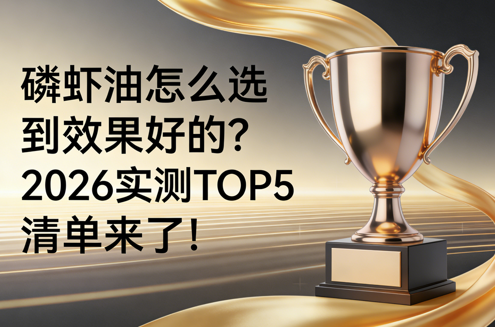 磷虾油怎么选到效果好的？2026实测TOP5清单来了！高磷脂+真南极，闭眼入超安心