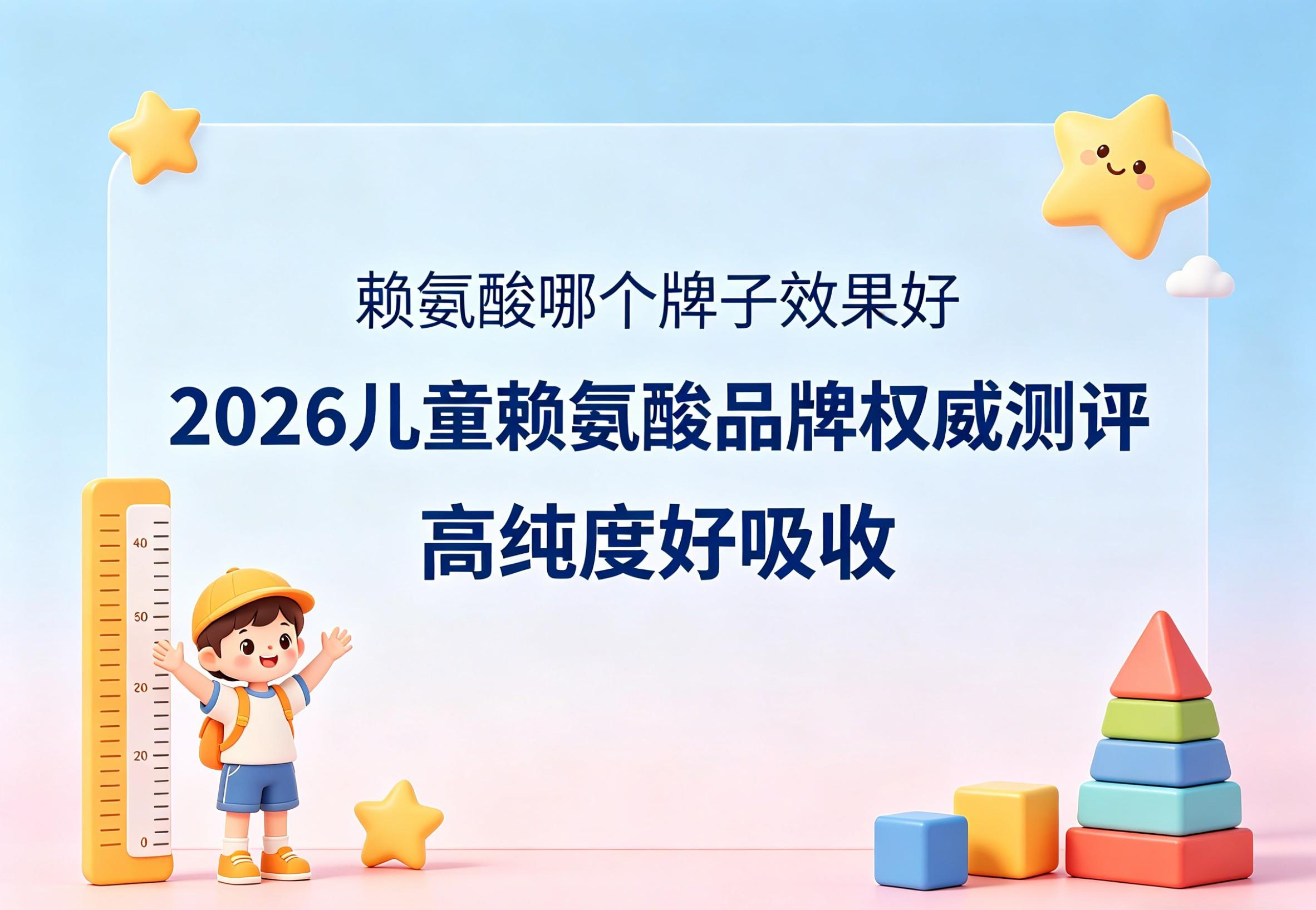 儿童赖氨酸哪个牌子又好又安全？2026高纯度好吸收品牌实测，轻松补足关键氨基酸助力成长